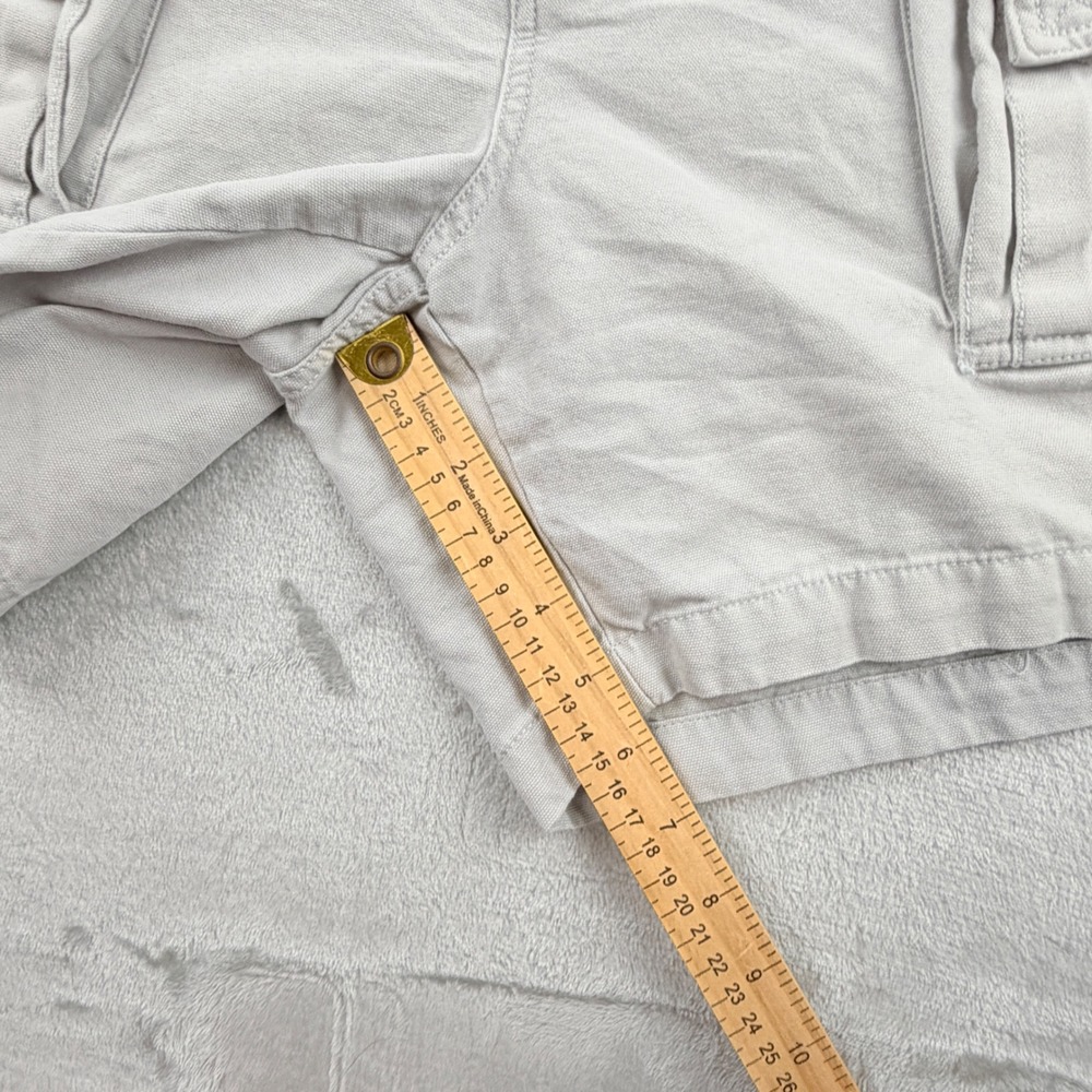 Columbia PFG Bonehead Cargo Shorts Men's Large Gray Cotton Fishing Hiking FM4012 - Picture 7 of 14